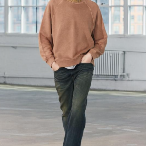 Dessuadora rentada oversize